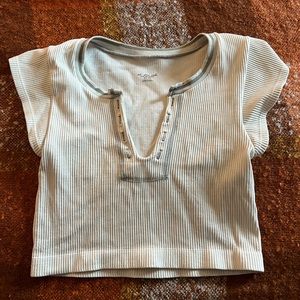 Urban outfitters out from under go for gold white top